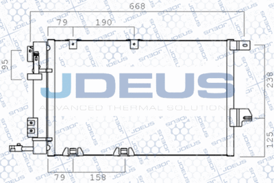 720M30 JDEUS Конденсатор, кондиционер