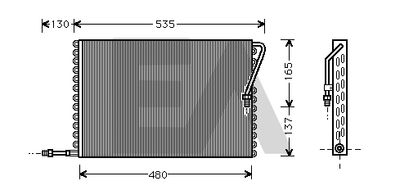 30C25019 EACLIMA Конденсатор, кондиционер