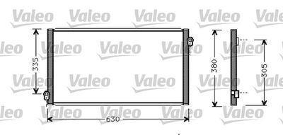 817783 VALEO Конденсатор, кондиционер