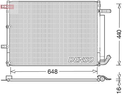 DCN06018 DENSO Конденсатор, кондиционер