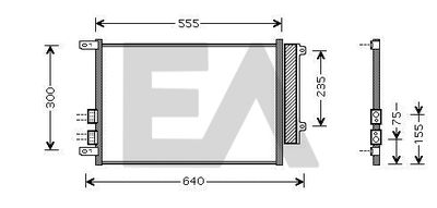 30C03010 EACLIMA Конденсатор, кондиционер