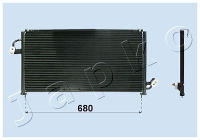 CND243007 JAPKO Конденсатор, кондиционер