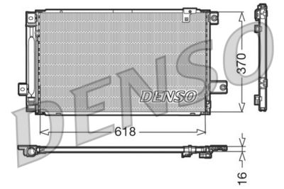 DCN50013 DENSO Конденсатор, кондиционер