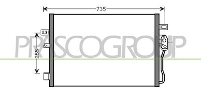 DG815C002 PRASCO Конденсатор, кондиционер