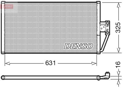 DCN05021 DENSO Конденсатор, кондиционер