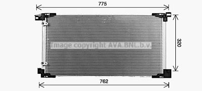 TO5784 AVA QUALITY COOLING Конденсатор, кондиционер