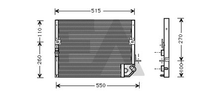 30C71003 EACLIMA Конденсатор, кондиционер