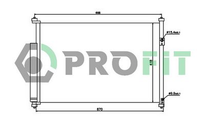 PR2022C1 PROFIT Конденсатор, кондиционер