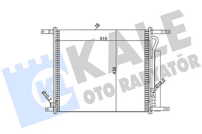 385200 KALE OTO RADYATÖR Конденсатор, кондиционер