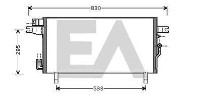 30C18031 EACLIMA Конденсатор, кондиционер