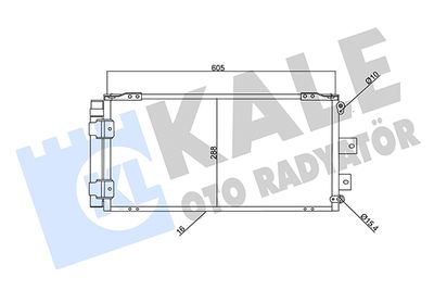 357940 KALE OTO RADYATÖR Конденсатор, кондиционер