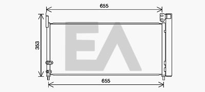 30C71096 EACLIMA Конденсатор, кондиционер