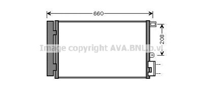 FTA5357D AVA QUALITY COOLING Конденсатор, кондиционер