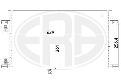 667235 ERA Конденсатор, кондиционер