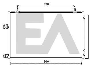 30C71084 EACLIMA Конденсатор, кондиционер