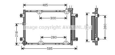 SZ5075D AVA QUALITY COOLING Конденсатор, кондиционер