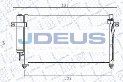 M7540150 JDEUS Конденсатор, кондиционер