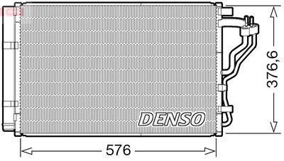DCN43008 DENSO Конденсатор, кондиционер