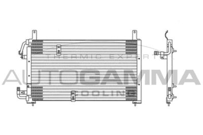 101627 AUTOGAMMA Конденсатор, кондиционер