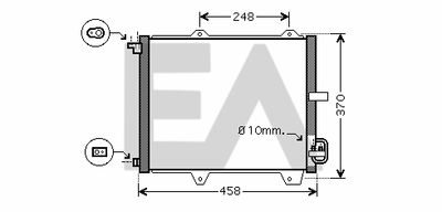 30C69013 EACLIMA Конденсатор, кондиционер