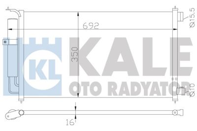 388300 KALE OTO RADYATÖR Конденсатор, кондиционер