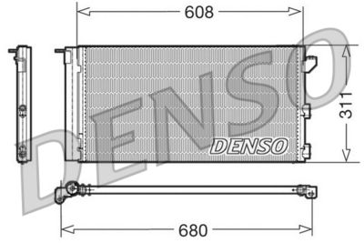 DCN09105 DENSO Конденсатор, кондиционер