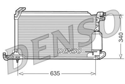 DCN32009 DENSO Конденсатор, кондиционер