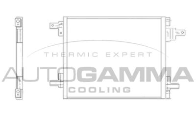 103306 AUTOGAMMA Конденсатор, кондиционер