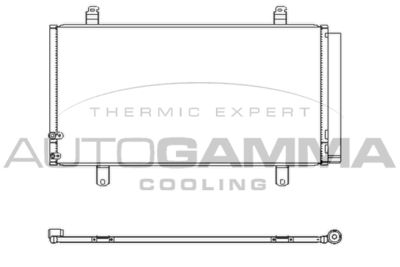107339 AUTOGAMMA Конденсатор, кондиционер