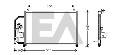 30C20003 EACLIMA Конденсатор, кондиционер