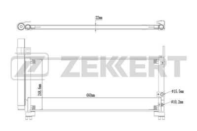 MK3190 ZEKKERT Конденсатор, кондиционер