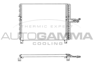 102687 AUTOGAMMA Конденсатор, кондиционер