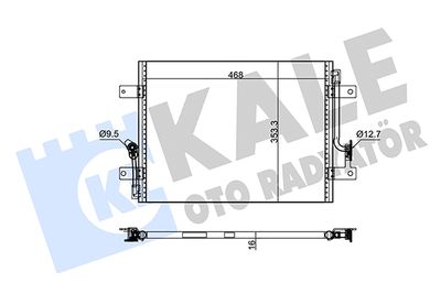 137000 KALE OTO RADYATÖR Конденсатор, кондиционер