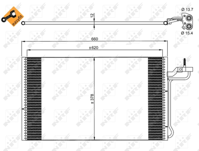 WG2161167 WILMINK GROUP Конденсатор, кондиционер