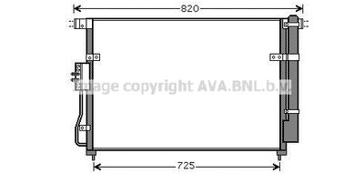 KA5112D AVA QUALITY COOLING Конденсатор, кондиционер