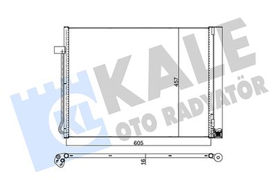 342495 KALE OTO RADYATÖR Конденсатор, кондиционер