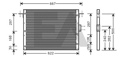 30C05001 EACLIMA Конденсатор, кондиционер