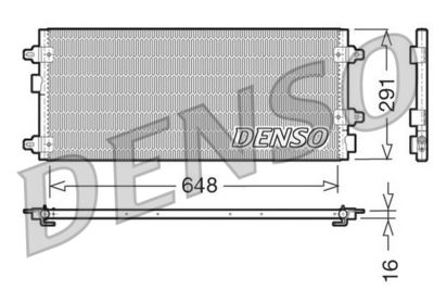 DCN13003 DENSO Конденсатор, кондиционер