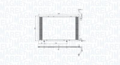 350203813000 MAGNETI MARELLI Конденсатор, кондиционер