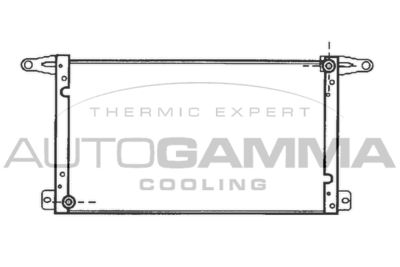 101814 AUTOGAMMA Конденсатор, кондиционер