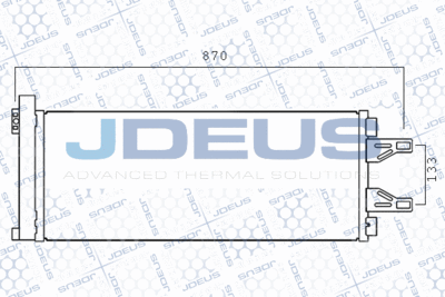 M7111210 JDEUS Конденсатор, кондиционер