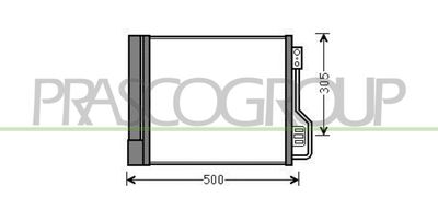 ME305C001 PRASCO Конденсатор, кондиционер
