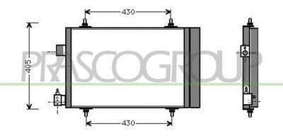 CI422C001 PRASCO Конденсатор, кондиционер