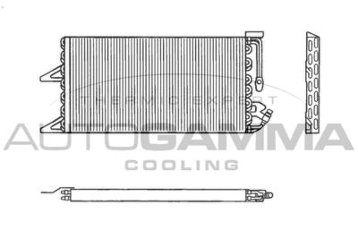 102637 AUTOGAMMA Конденсатор, кондиционер