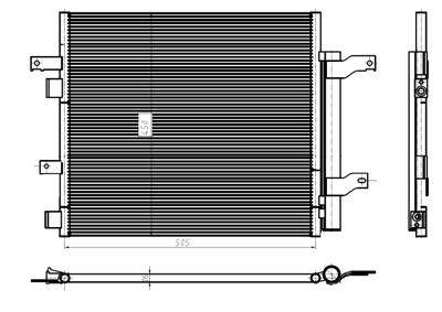 WG2160650 WILMINK GROUP Конденсатор, кондиционер