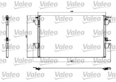 817731 VALEO Конденсатор, кондиционер