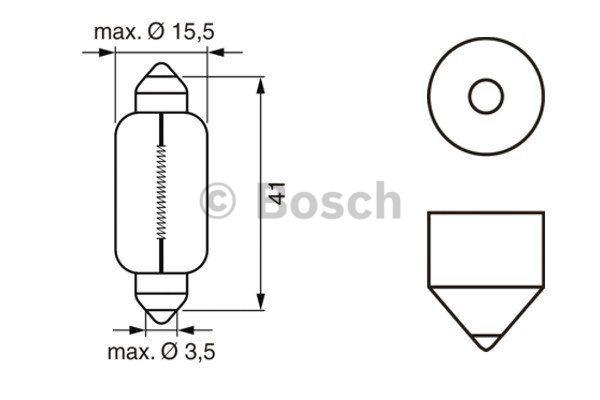Лампа накаливания (1987302522) Bosch 1 987 302 522