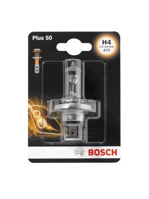Лампа галогенная Bosch Plus 50 H4 12V 6055W (1987301040) Bosch 1 987 301 040