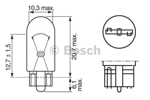 Лампа накаливания (1987302257) Bosch 1 987 302 257