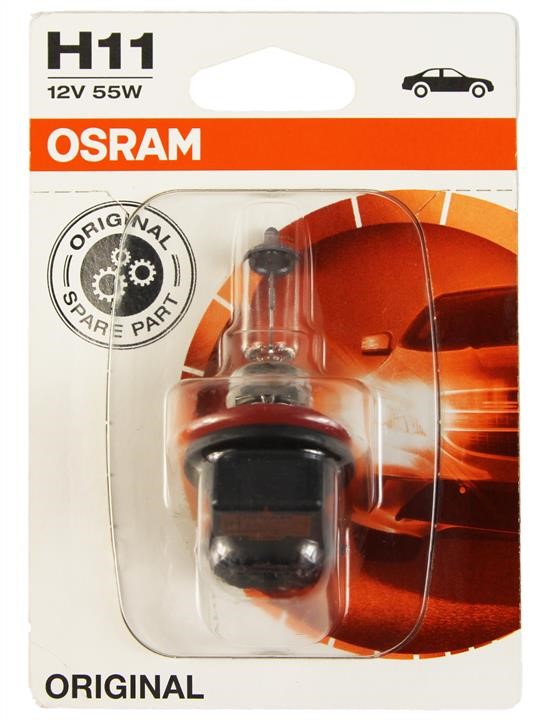 Лампа галогенная Osram Original H11 12V 55W (6421101B) Osram 64211-01B